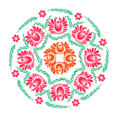 Vector background flowers spring