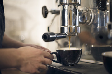 Coffee Machine Barista Grinder Steam Cafe Concept