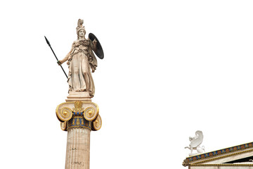 Ancient Greek god Athena.