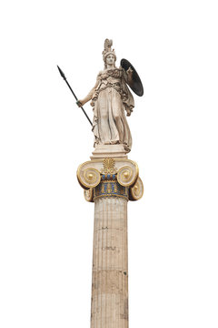 Ancient Greek god Athena.