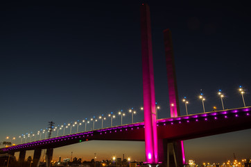 Bolte Bridge in Melbourne, Australia.