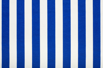 Blue and white striped fabric background