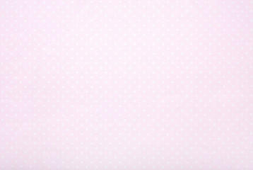 Pink polka dot fabric background, high resolution