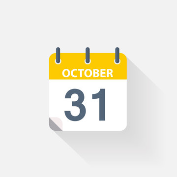 31 october calendar icon