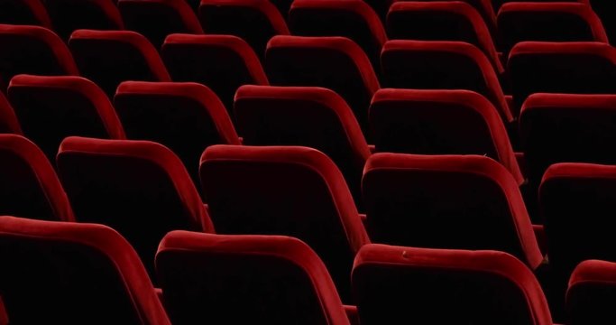 chairs on theater, cinema