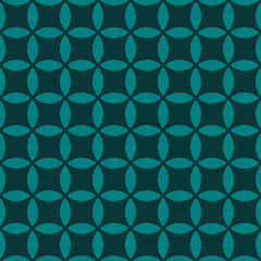 Abstract seamless geometric pattern. Cyan textured background.Vector illustration
