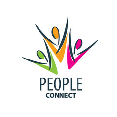 vector logo people