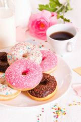 American donuts. 