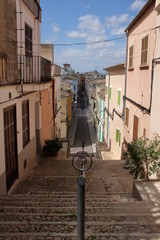 Italienaische Altstadt mit Treppe