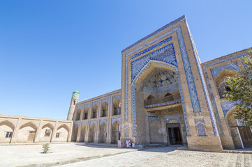 Fototapeta na wymiar Mohammed Rakhim Khan Medressa in Khiva, Uzbekistan