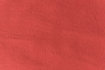 Close up red/pink fabric texture. Background