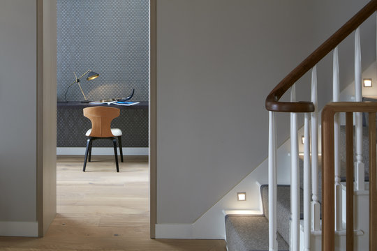 House interior, room view from corridor