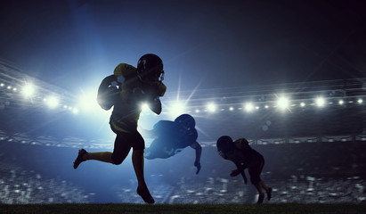 It is game time . Mixed media