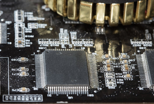 microprocessor, chip, high-resolution photo
