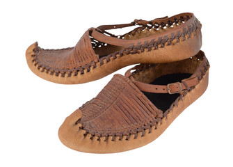Leather shoes
