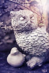 Couple of birds,background for Valentine's day.