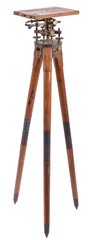 Old wooden tripod