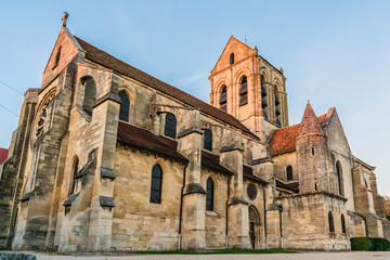 Fototapeta na wymiar Church of Notre-Dame-de-l'Assomption. Val-d'Oise, France.