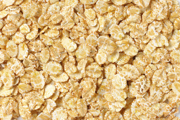 pile of oat flakes