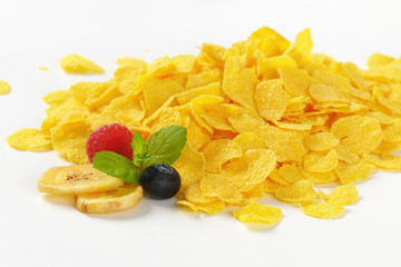 pile of corn flakes