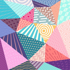 Obraz premium Abstract 3D colorful geometric elements