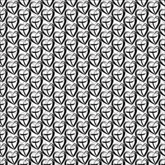 Fototapeta premium Heart pattern. Valentine's day background