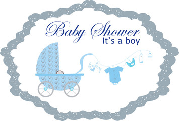 Baby Boy Shower Panel