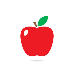 Apple icon vector isolated