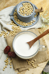 Soybean Milk and stone mill