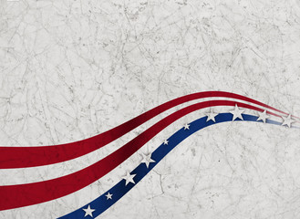 US American flag concept background