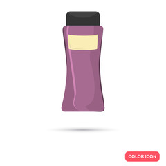 Shampoo bottle color icon for web and mobile design
