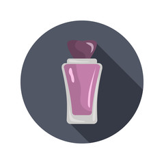 Female parfume bottle color icon for web and mobile design