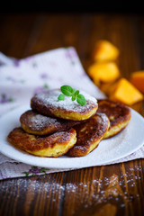 Sweet pumpkin pancake