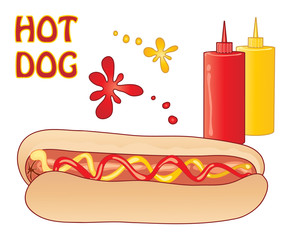 hot dog advert