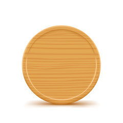 wooden round board