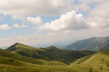 Obraz premium Beautiful view of Carpathian Mountains, Romania