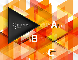 Vector geometric shape background