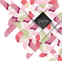 Circles vector abstract background