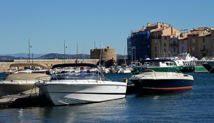 Der alte Hafen von Saint-Tropez Cote d´Azur