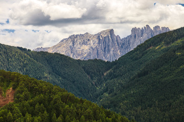 Beautiful landscape in Dolomites. Amazing Mountains in Northern Italy