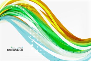 Colorful wave abstract background