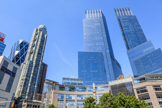 Fototapeta Time Warner Center at Columbus Circle, New York City, USA.