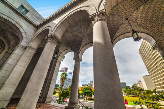 Arches in Los Angeles, city hall