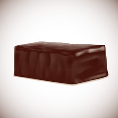 Realistic high quality illustration of chocolate candy