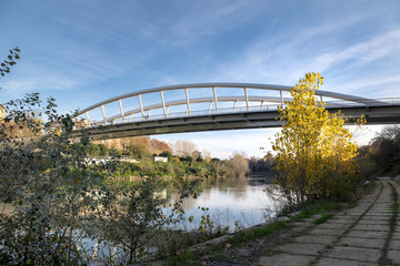 Rome (Italy) - Along the Tiber and Ponte della Musica