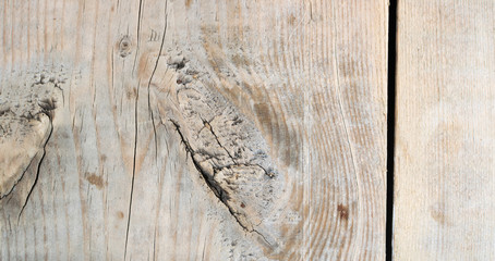 Dark Old Wood Texture or Background Top View