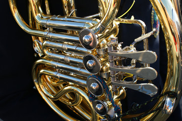 Horn of brilliant metal, wind instrument1