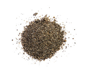 Heap or pile of coarse sand