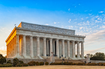 Fototapeta na wymiar Lincoln Memorial, Washington, DC, USA