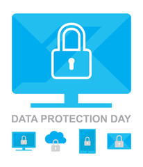 Data Privacy Day 26 January Icons Collection
